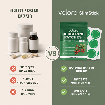Slimstick™ - מדבקות הרזייה